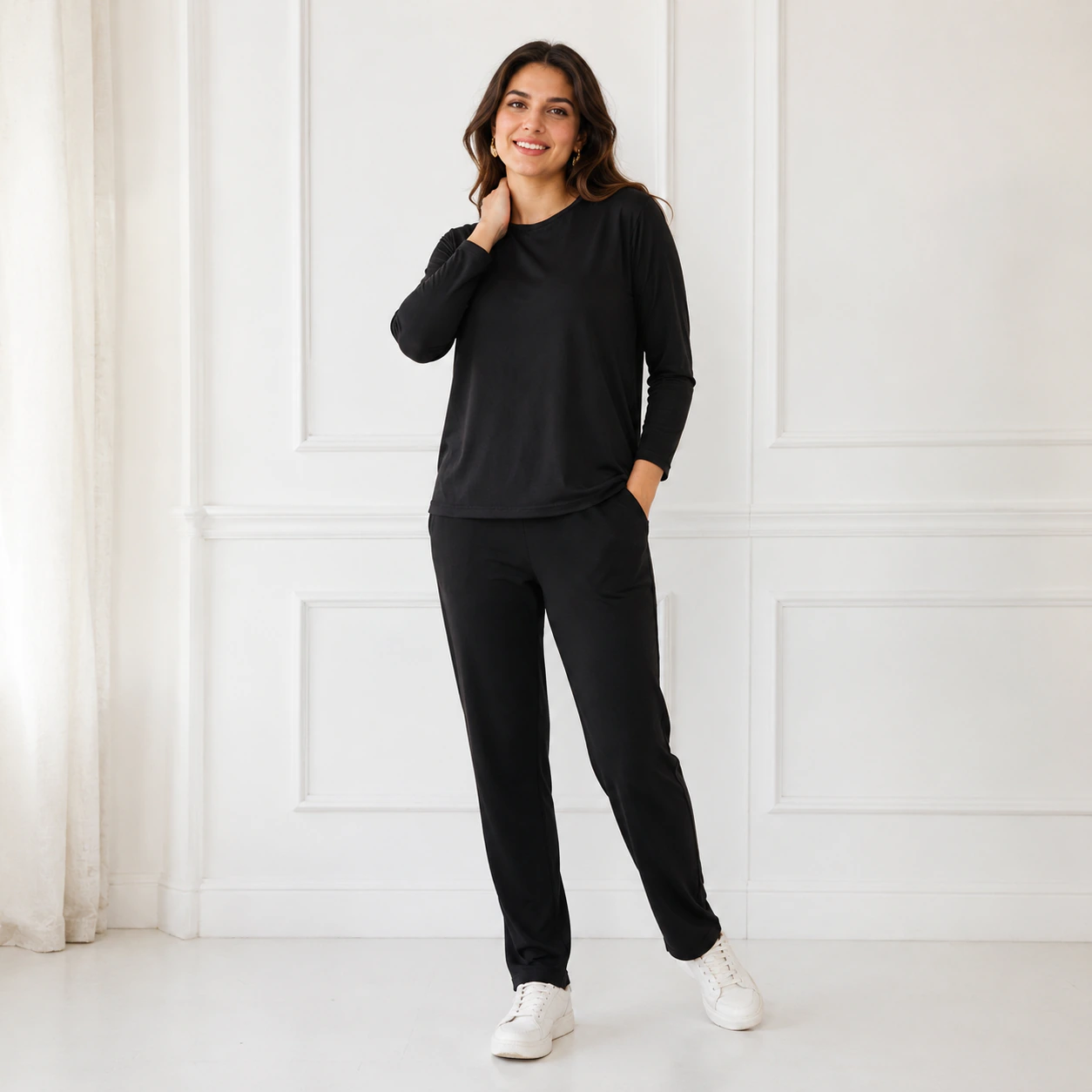 Maru Women’s Basic Long Sleeve Top gallery image 5